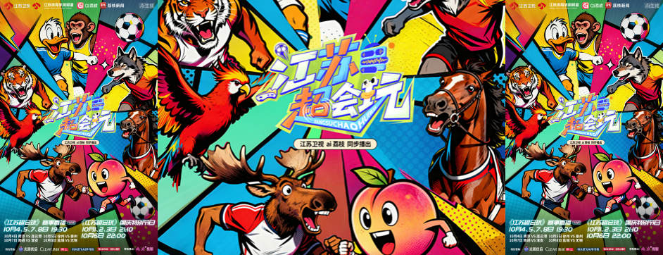 假期的快乐由“苏超”承包了！ 《江苏超会玩》八天联播贯穿国庆